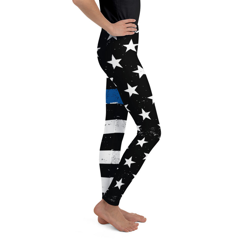 TBL Distressed Stars and Stripes Youth Leggings
