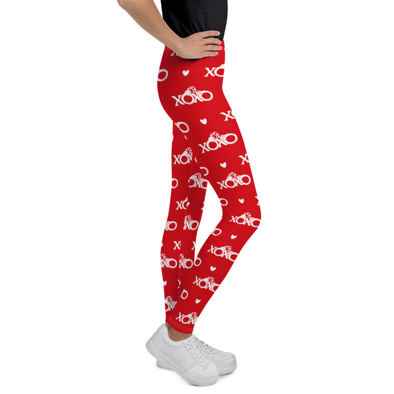 Cuffs and Kisses Youth Printed Leggings