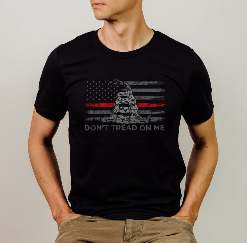 Don't Tread On Me © Unisex Top (Thin Red Line)